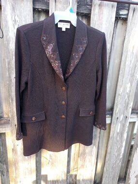 ST. John Evening Marie Gray Jacket 12
